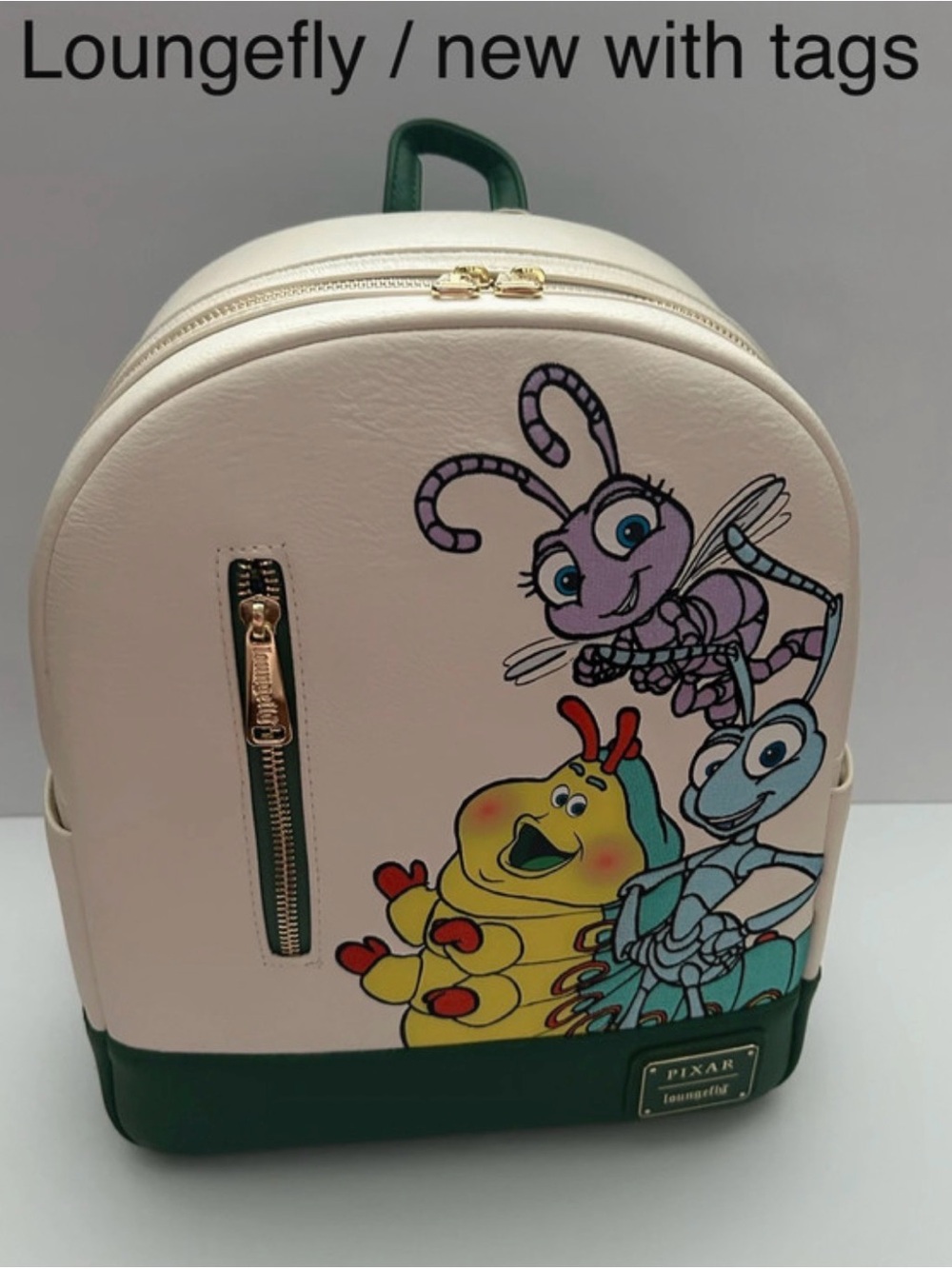 Loungefly Disney Pixar A Bug's Life Group Portrait Mini Backpack nwt